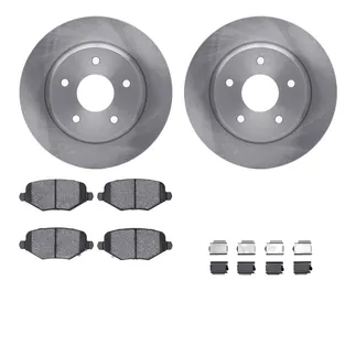 R1 Concepts WFWH1-40100 E- Line Series Brake Rotor W/ Ceramic Brake Pads & Hdw